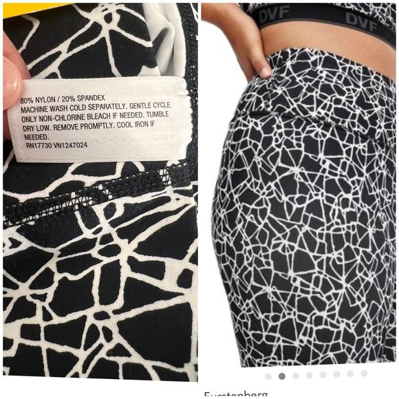 Diane Von Furstenberg X Target Abstract Print High Rise XXS Leggins Actiwear - Picture 6 of 9